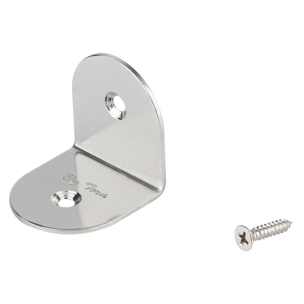 ฉากเหล็ก 2 รู BY TORA 38X40X2 มม. สีสเตนเลส