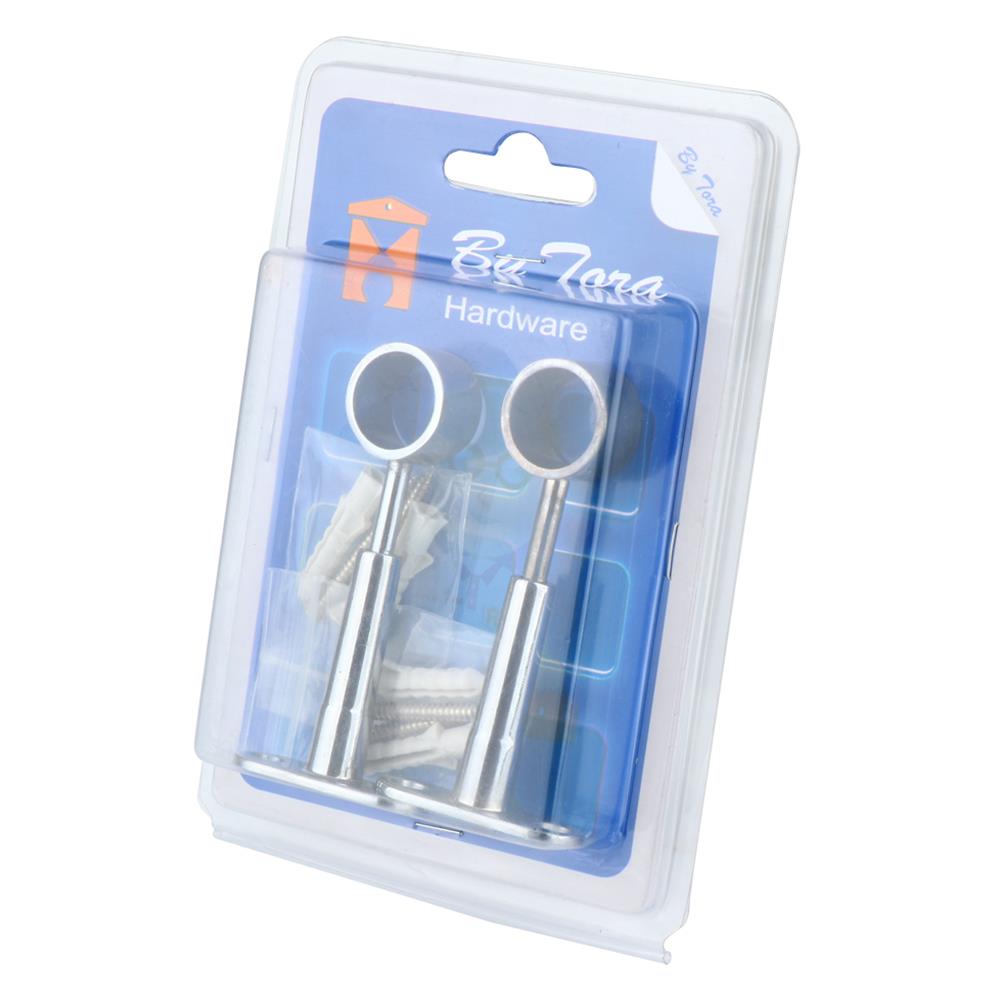 ตัวรับท่อกลมกลวง BY TORA ZMP-34CR-2 3/4" นิกเกิ้ล