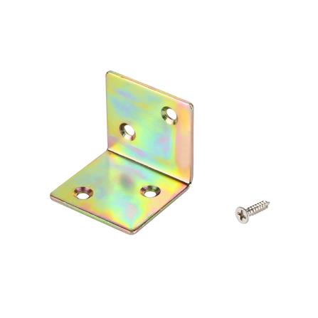 เหล็กฉาก 4 รู BY TORA 40X40X2 มม. สีรุ้ง_0