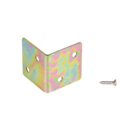 เหล็กฉาก 4 รู BY TORA 40X40X2 มม. สีรุ้ง_1