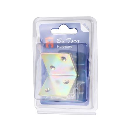 เหล็กฉาก 4 รู BY TORA 40X40X2 มม. สีรุ้ง_2