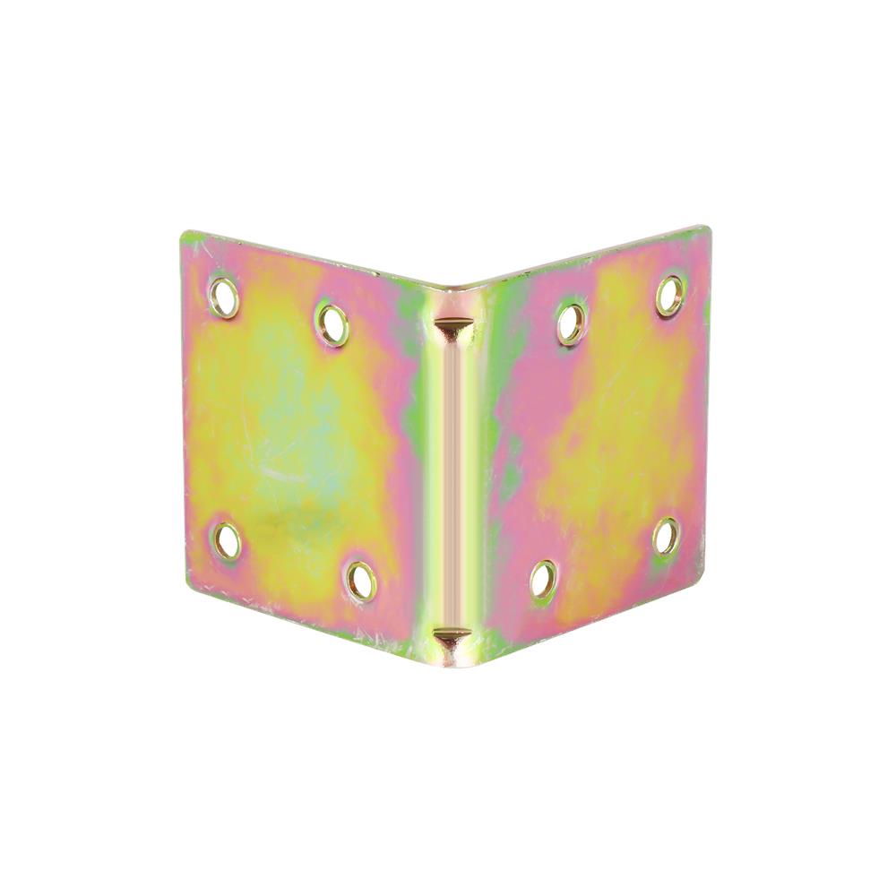 ฉากเหล็ก 8 รู BY TORA 60X60X2 มม. สีรุ้ง 2ชิ้น