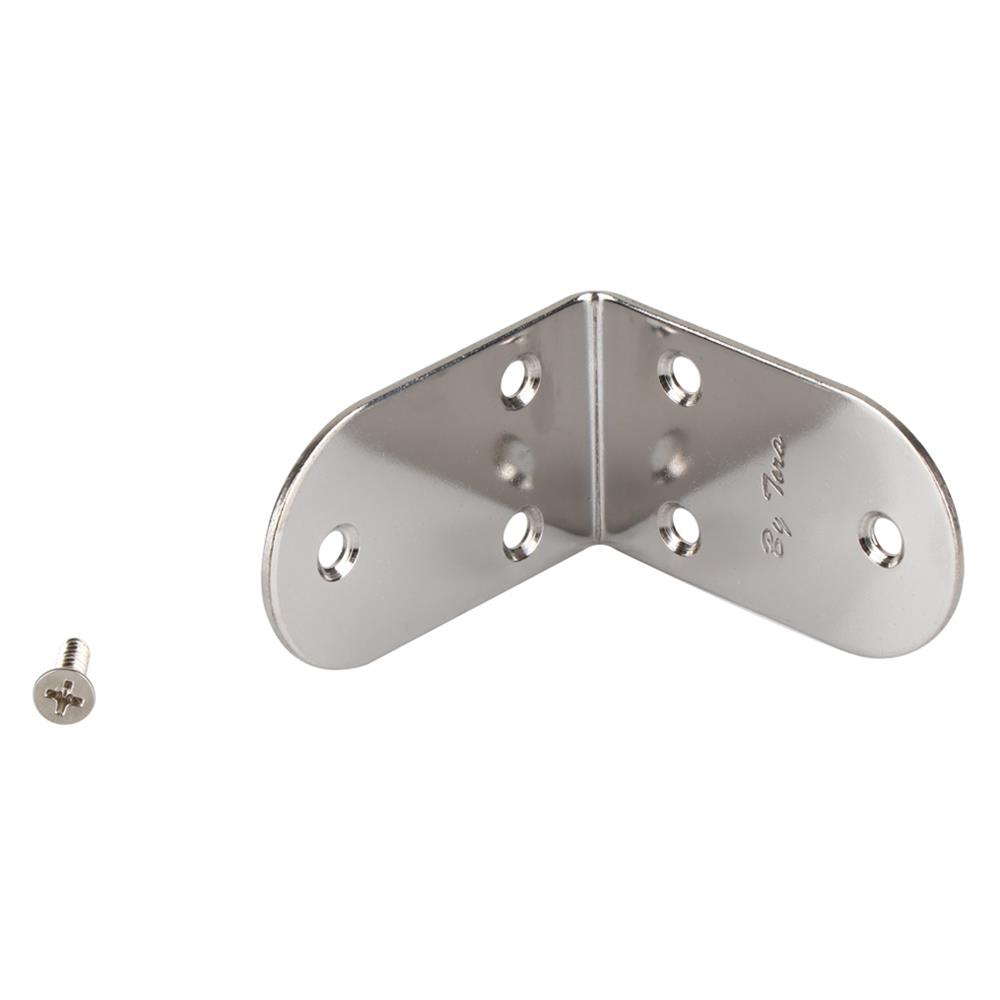 ฉากเหล็ก 4 รู BY TORA 38X66X2.8 มม. สีสเตนเลส