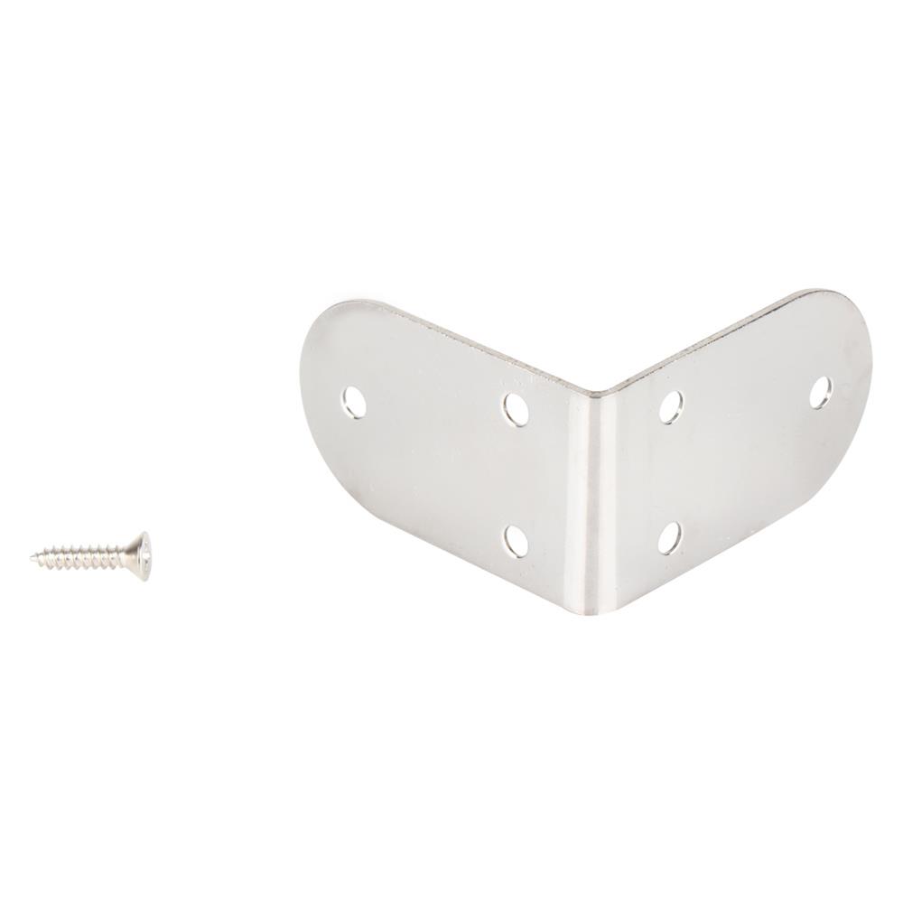 ฉากเหล็ก 4 รู BY TORA 38X66X2.8 มม. สีสเตนเลส