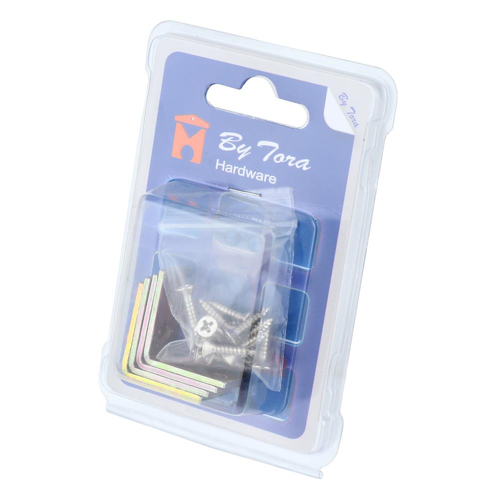 ฉากเหล็กตัว L BY TORA 15X30X2 มม. สีรุ้ง