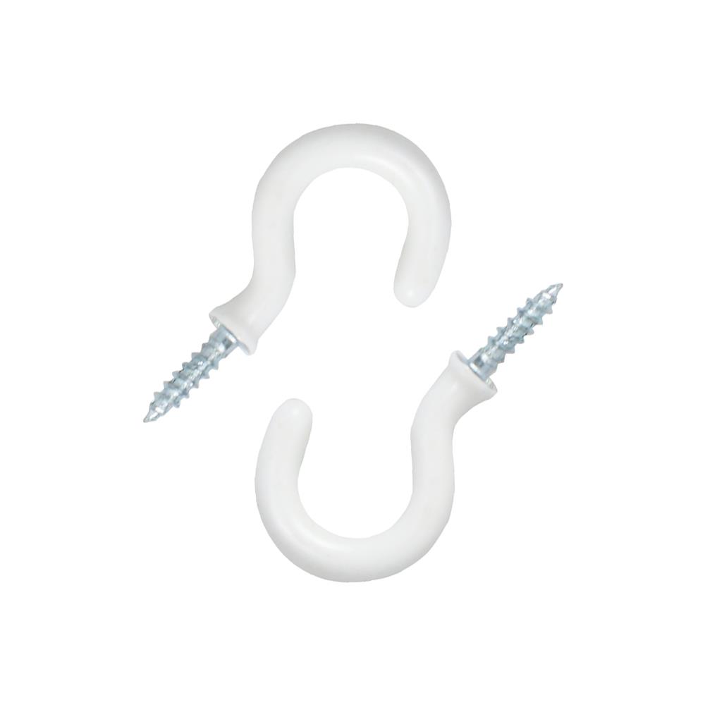 ตะขอตัวซี PVC BY TORA 1" 8 ตัว