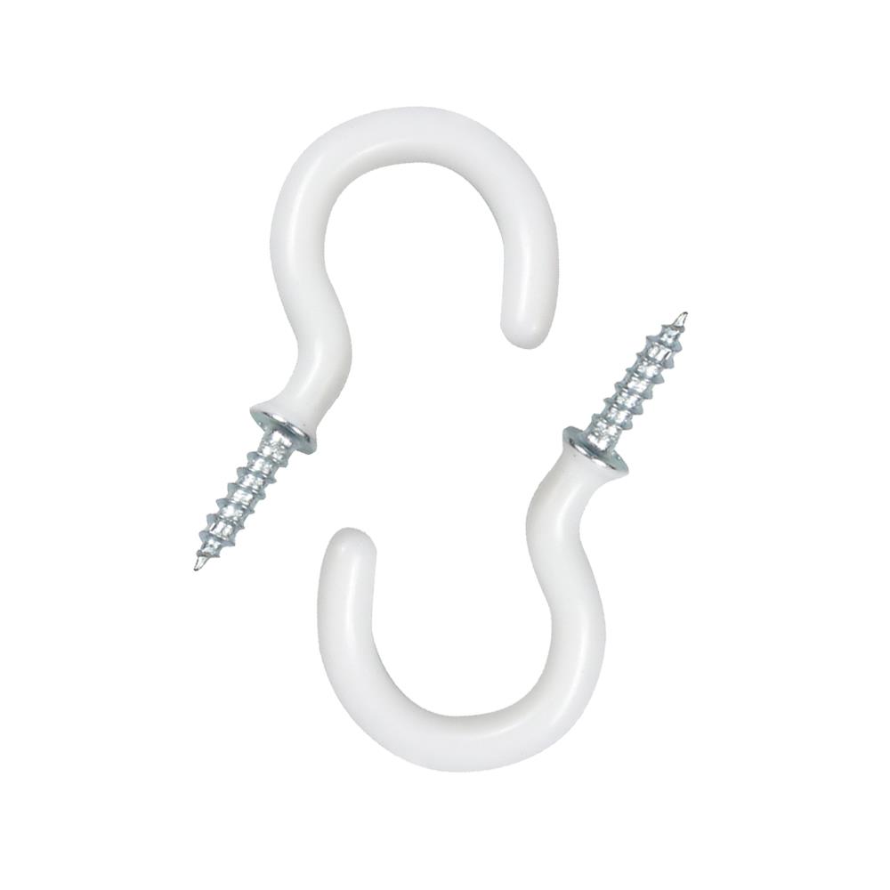 ตะขอ ตัวซี 1/4" BY TORA สีขาว