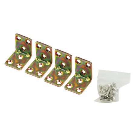 ฉากเหล็ก 6 รู BY TORA 25X32X32X2 มม. สีรุ้ง