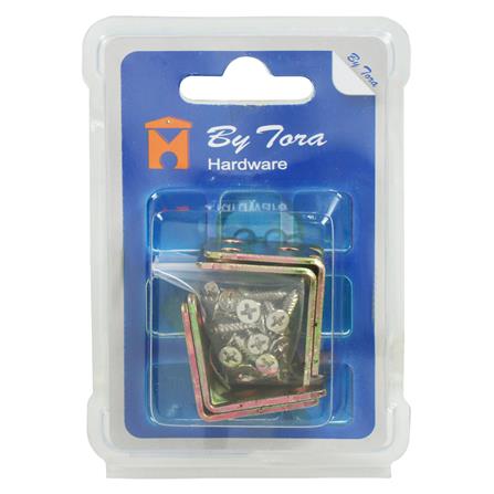 ฉากเหล็ก 6 รู BY TORA 25X32X32X2 มม. สีรุ้ง_1