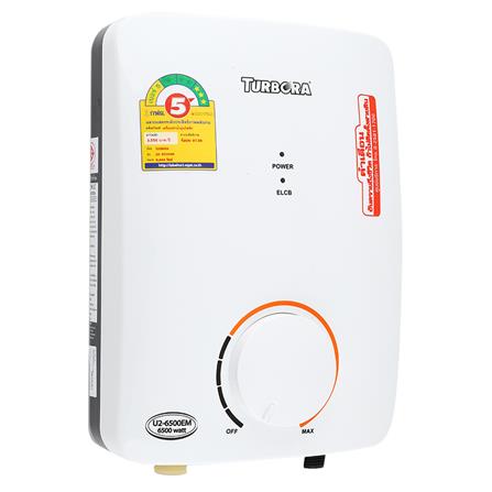 เครื่องทำน้ำร้อน TURBORA U2-6500EM 6500 วัตต์ สีขาว_1