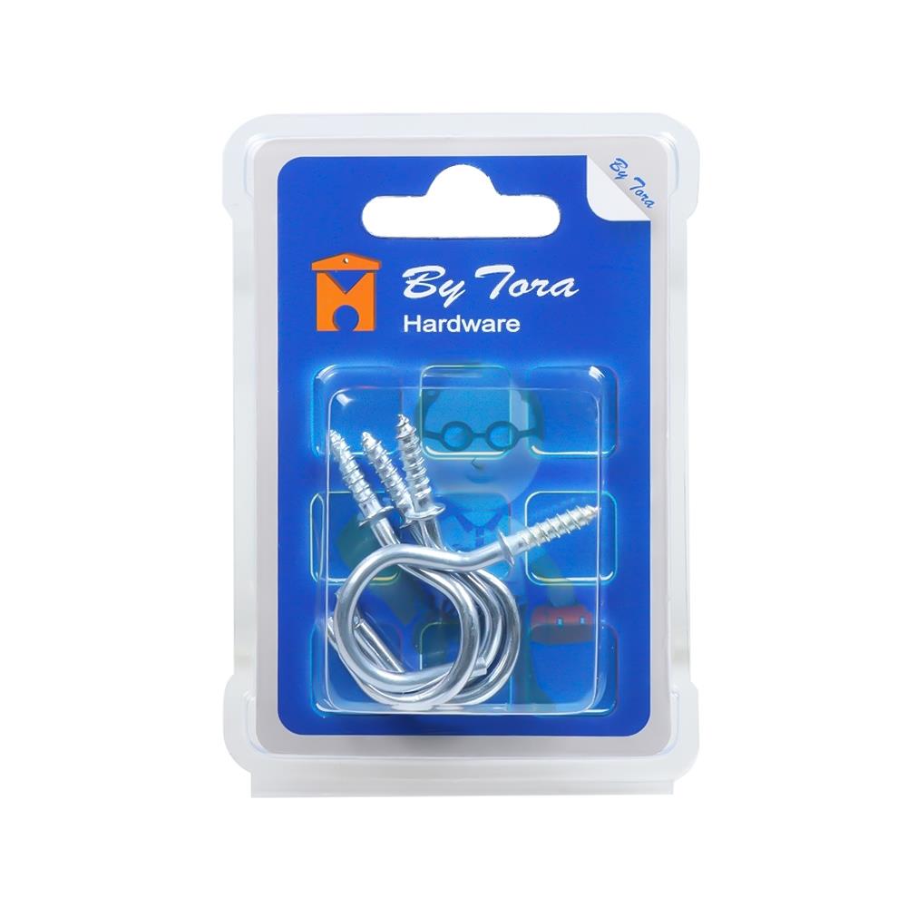 ตะขอ ตัวซี BY TORA 1-1/2 นิ้ว แพ็ก 4 ชิ้น