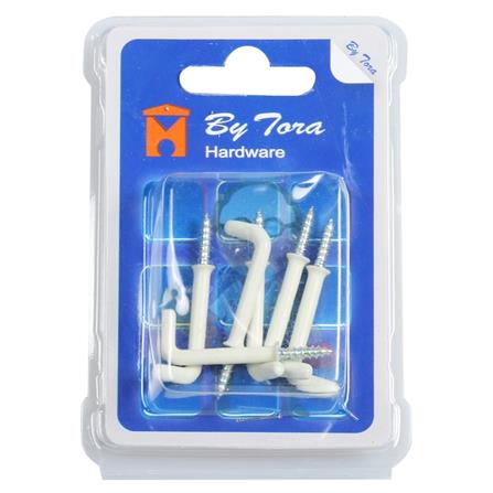 ตะขอ ตัว L BY TORA 1/4 นิ้ว 6 ตัว_1