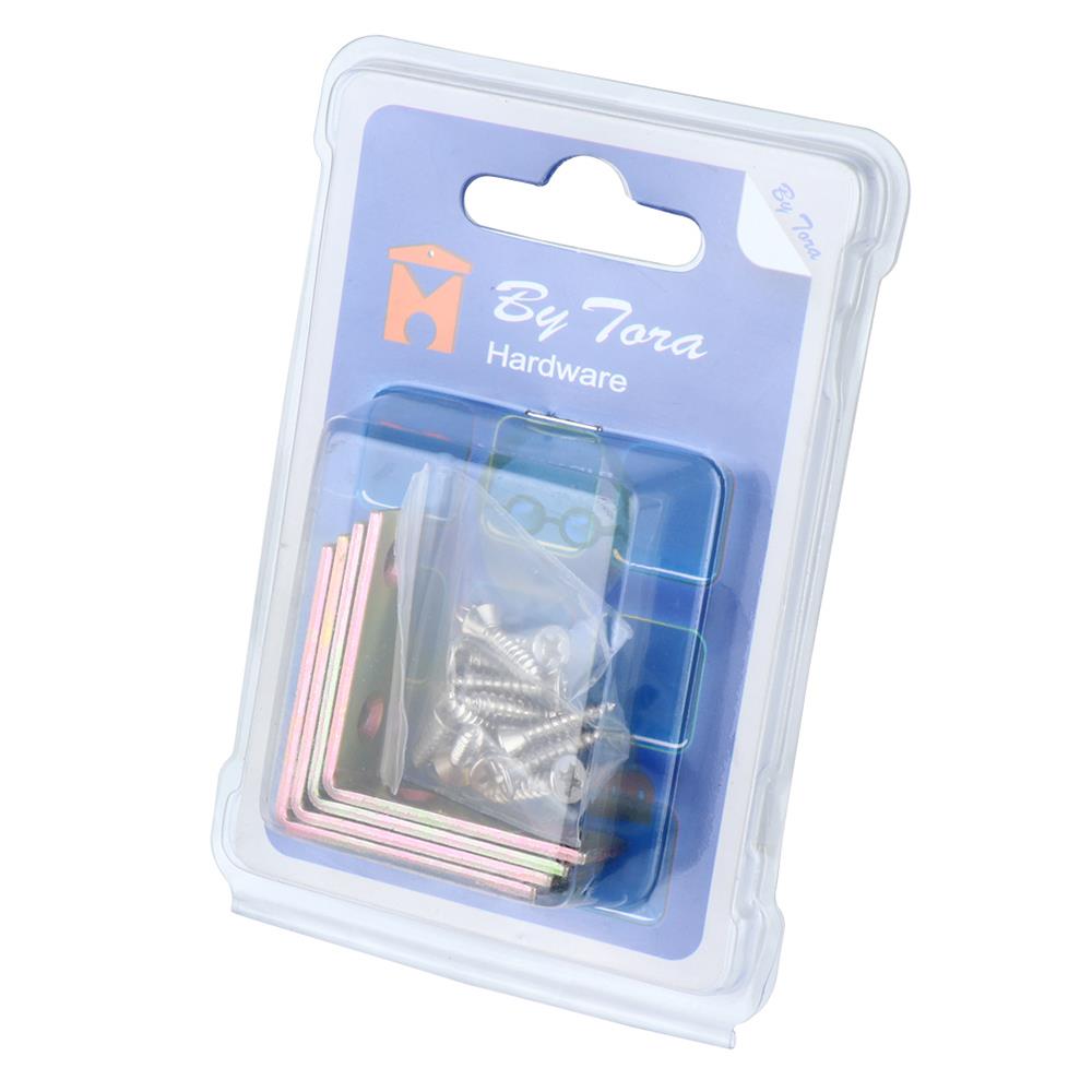 ฉากเหล็ก BY TORA 15X40X2 มม. สีรุ้ง