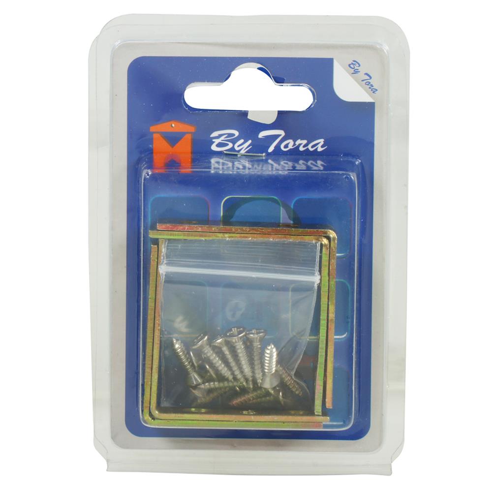 ฉากเหล็กตัว L BY TORA 15X50X2 มม. สีรุ้ง