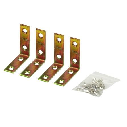 ฉากเหล็กตัว L BY TORA 15X50X2 มม. สีรุ้ง