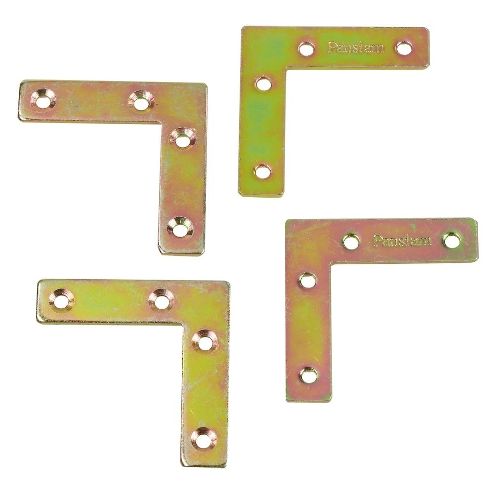 ฉากเหล็กตัว L 4 รู BY TORA 51X51X12MM สีรุ้ง