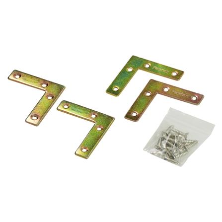 ฉากเหล็กตัว L 4 รู BY TORA 51X51X12MM สีรุ้ง_1