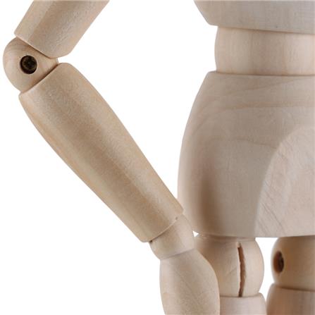 ของตกแต่ง HOME LIVING STYLE หุ่นไม้ 8x30 ซม. สีน้ำตาล_4