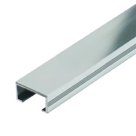 กรุยเชิงอะลูมิเนียม DP TBS 2020 2 ซม. 2 ม. สีเงินเงา_0