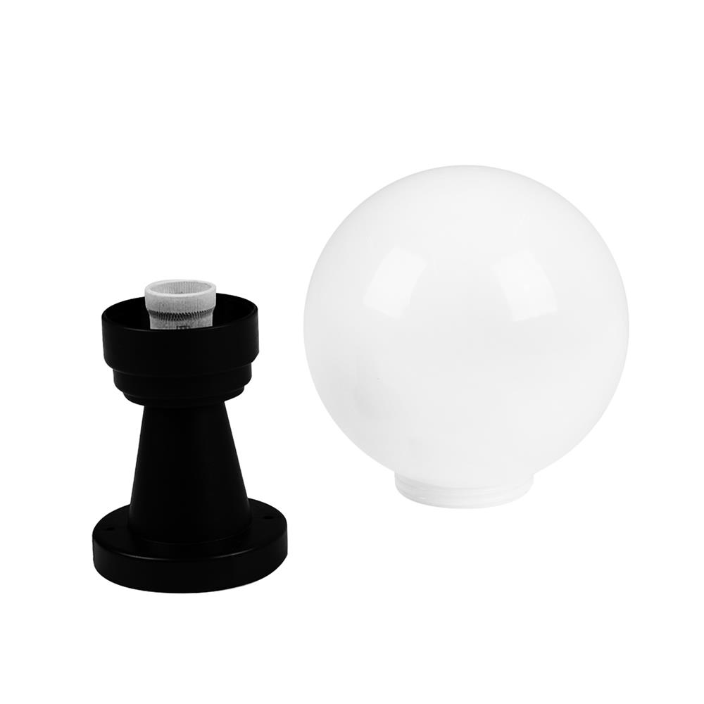 ไฟหัวเสา ELEKTRA HK-K2-200 OPAL สีดำ