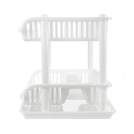 ชั้นคว่ำจานพลาสติก 2 ชั้น INSPACE สีขาว_3