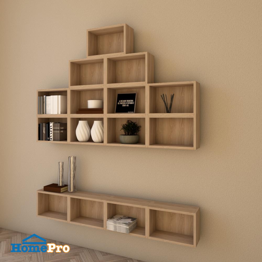 ชั้นติดผนัง STACKO METIC 45x20x30 ซม. สีโรมา