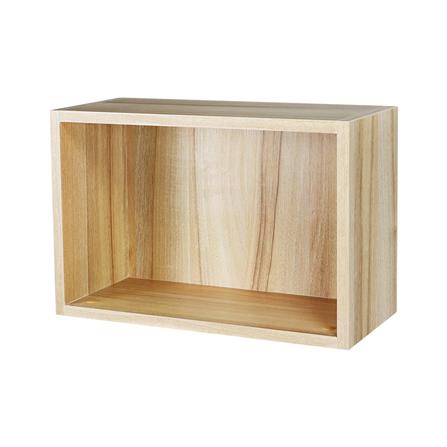 ชั้นติดผนัง STACKO METIC 45x20x30 ซม. สีโรมา