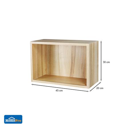 ชั้นติดผนัง STACKO METIC 45x20x30 ซม. สีโรมา_4