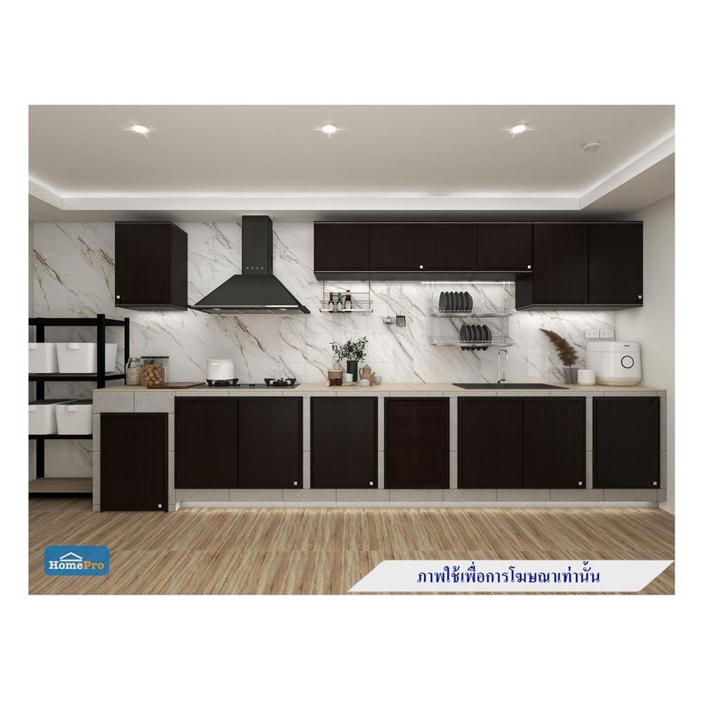 ตู้คู่ ABS KING PLAT-CURVE 90x42 ซม. สีโอ๊ค