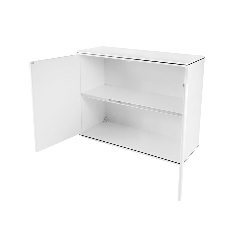 ตู้คู่ ABS KING PLAT-CURVE 90x67.8 ซม. สีขาว