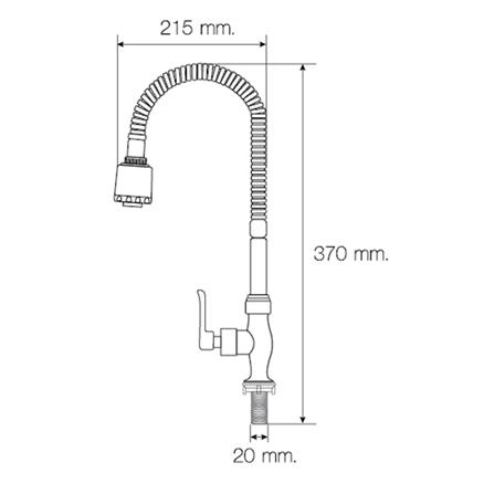 ก๊อกซิงค์เดี่ยว เคาน์เตอร์ MOYA MY-7308_5