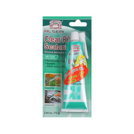 ซิลิโคนมีกรด ALSEAL 75 ก. สีใส_1