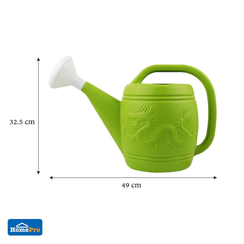 บัวรดน้ำลายมังกร SPRING 10 ลิตร สีเขียว