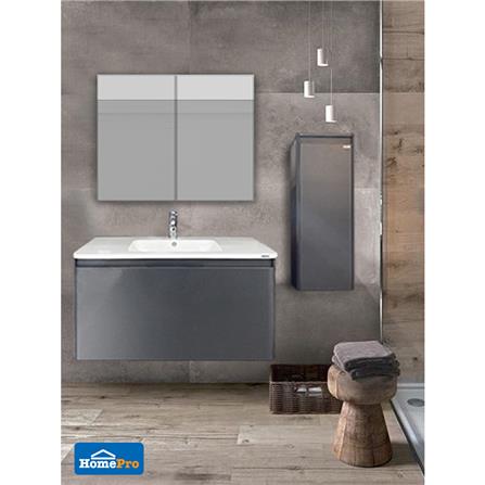 ตู้ข้างเคาน์เตอร์ MOYA PU1002 สีเทาด้าน_4