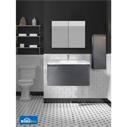 ตู้ข้างเคาน์เตอร์ MOYA PU1002 สีเทาด้าน_6