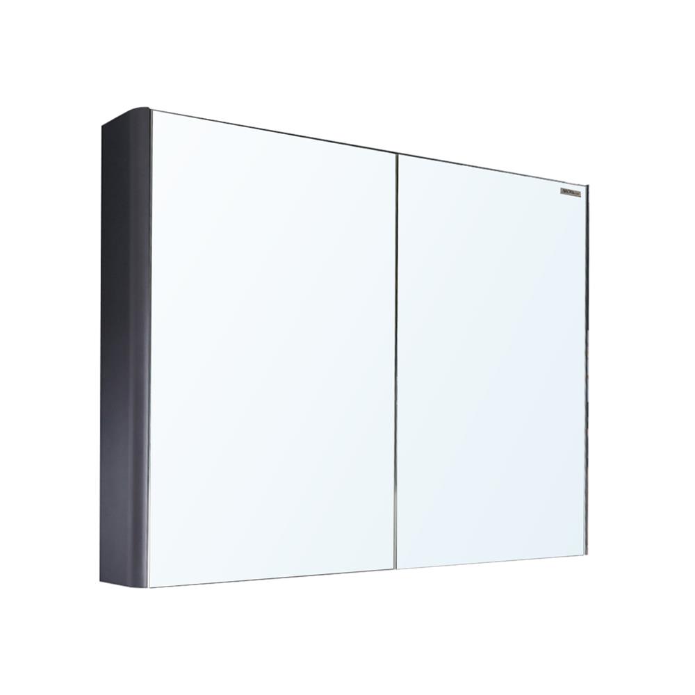 ตู้กระจกเคาน์เตอร์ MOYA PU1002MIR สีเทาด้าน