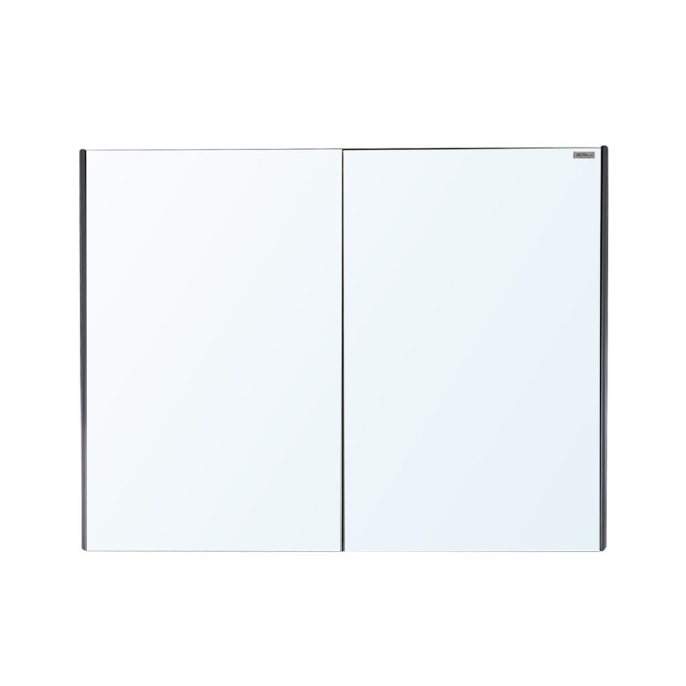 ตู้กระจกเคาน์เตอร์ MOYA PU1002MIR สีเทาด้าน