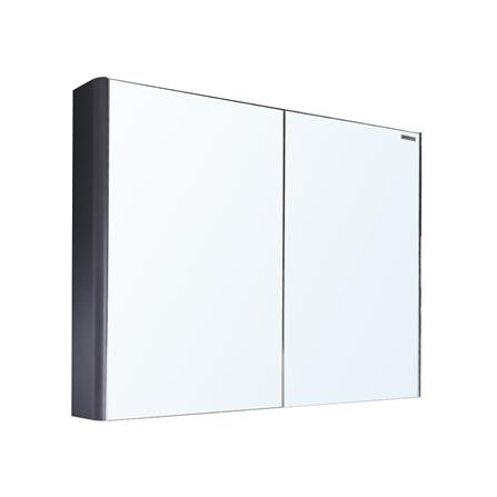 ตู้กระจกเคาน์เตอร์ MOYA PU1002MIR สีเทาด้าน_0