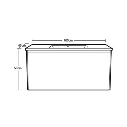 อ่างเคาน์เตอร์ MOYA PU1002WH สีเทาด้าน_8