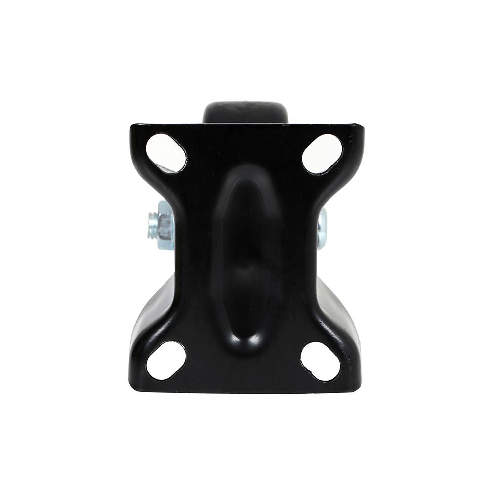 ลูกล้อรถเข็นโพลียูรีเทน FITT 623100 แป้นตาย ไม่มีเบรก 4 นื้ว สีดำ