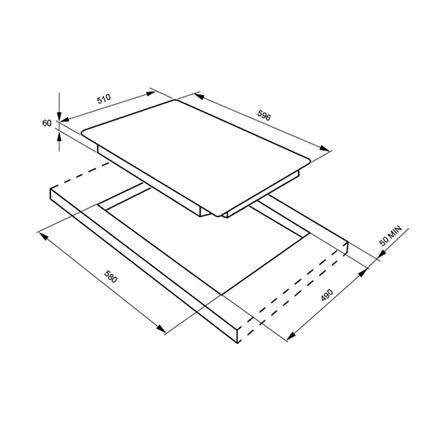 เตาฝังอินดักชั่น MEX HIM364 60 ซม._1
