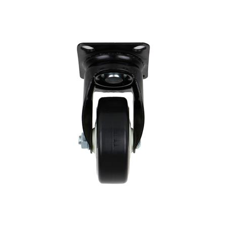 ลูกล้อรถเข็นโพลียูรีเทน FITT 622100 แป้นหมุน ไม่มีเบรก 4 นิ้ว สีดำ_2