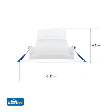 ดาวน์ไลท์ LED CARINI LCD2640R 5 นิ้ว 8 วัตต์ DAYLIGHT สีขาว_4
