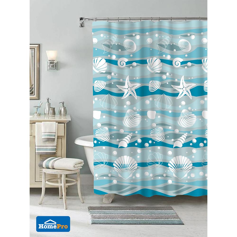 ม่านห้องน้ำ PVC MOYA PV1701 180x180ซม.