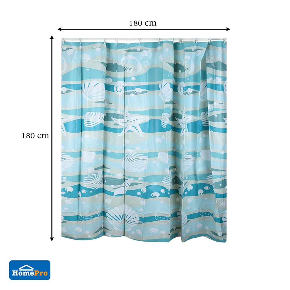 ม่านห้องน้ำ PVC MOYA PV1701 180x180ซม.