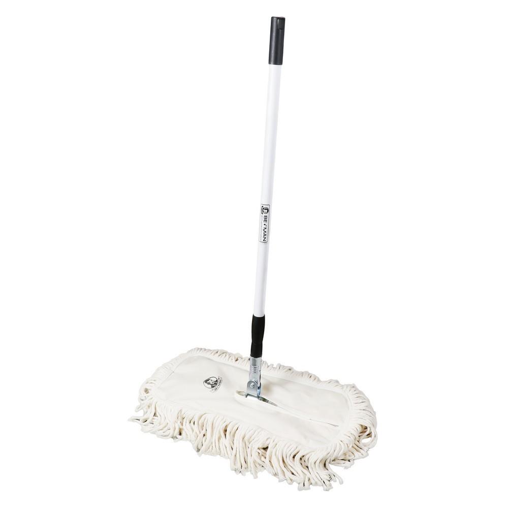 ไม้ม็อบดันฝุ่นผ้าฝ้าย ด้ามปรับได้ BE MAN 18 นิ้ว