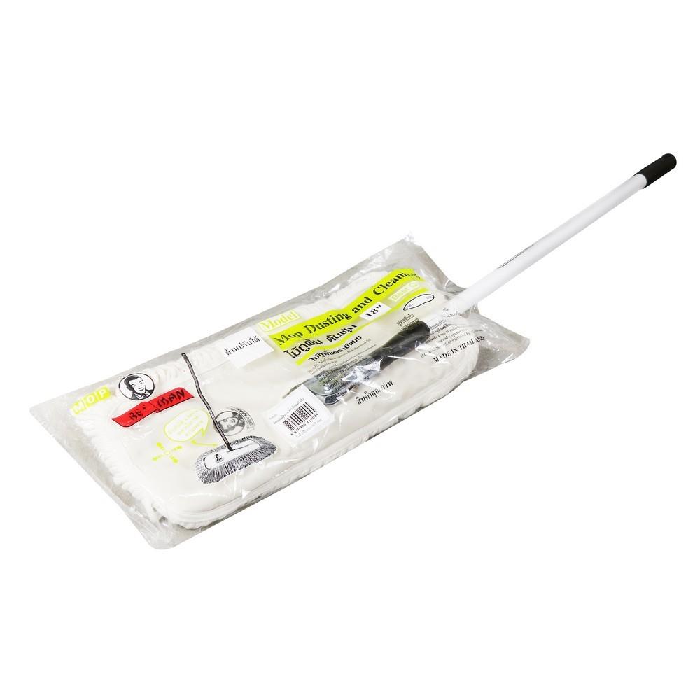 ไม้ม็อบดันฝุ่นผ้าฝ้าย ด้ามปรับได้ BE MAN 18 นิ้ว