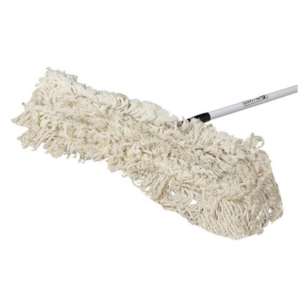 ไม้ม็อบดันฝุ่นผ้าฝ้าย ด้ามปรับได้ BE MAN 24 นิ้ว สีขาว_2