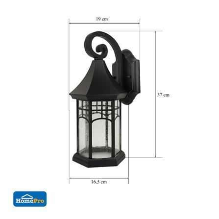 ไฟกิ่งภายนอก CARINI 768W สีดำพ่นทราย_6