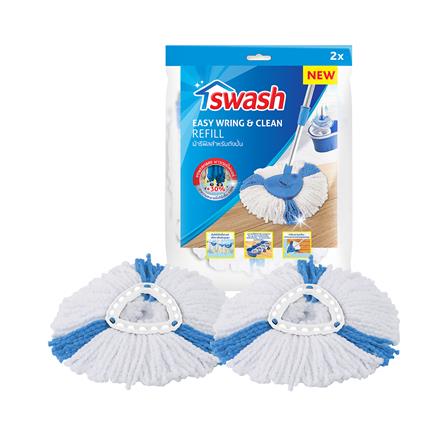 อะไหล่ผ้าม็อบไมโครไฟเบอร์หัวสามเหลี่ยม SWASH 15 นิ้ว แพ็กคู่_1